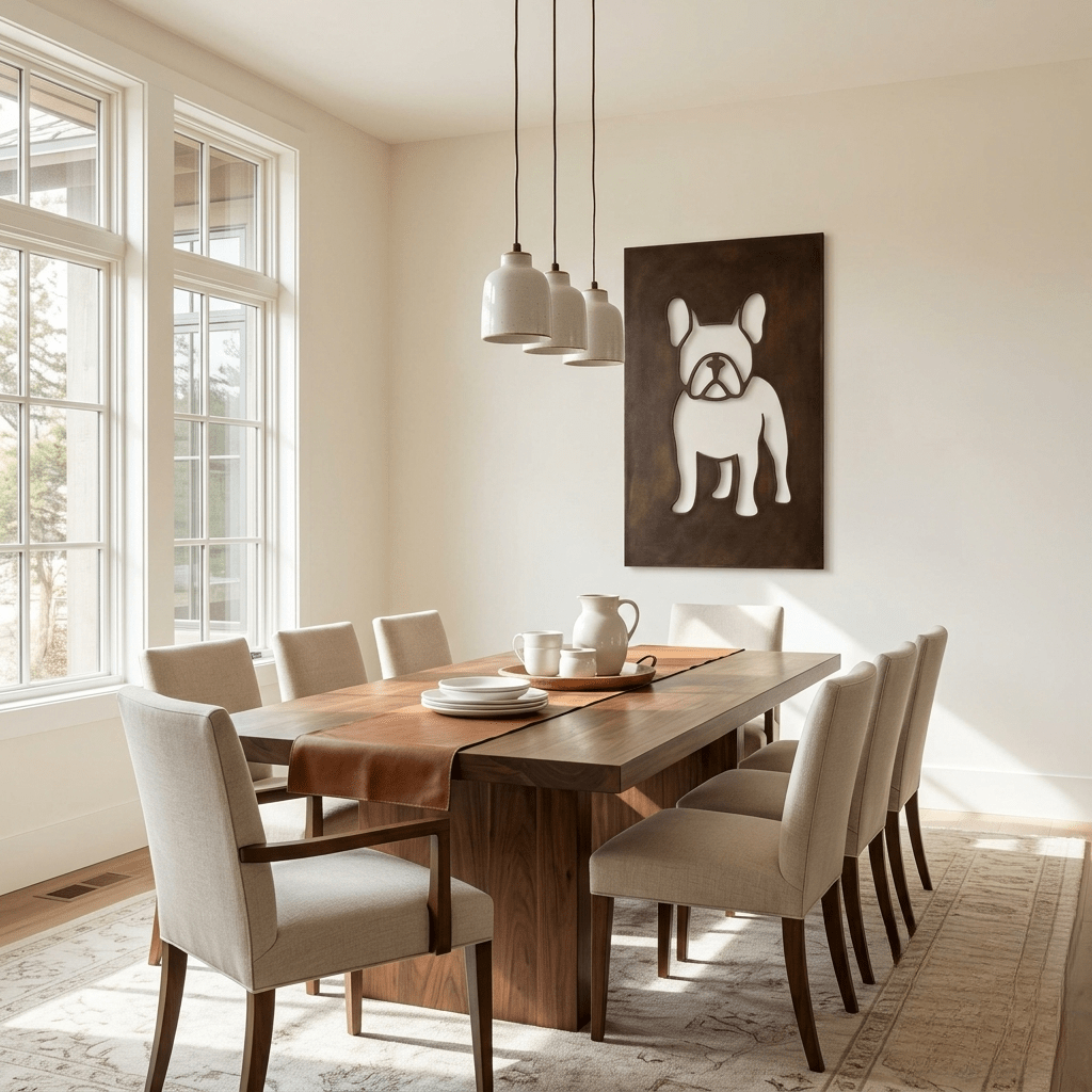 The Frenchie - Metal Wall Art - Umber - Anthem Classic