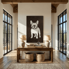 The Frenchie - Metal Wall Art - Umber - Anthem Classic