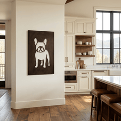 The Frenchie - Metal Wall Art - Umber - Anthem Classic