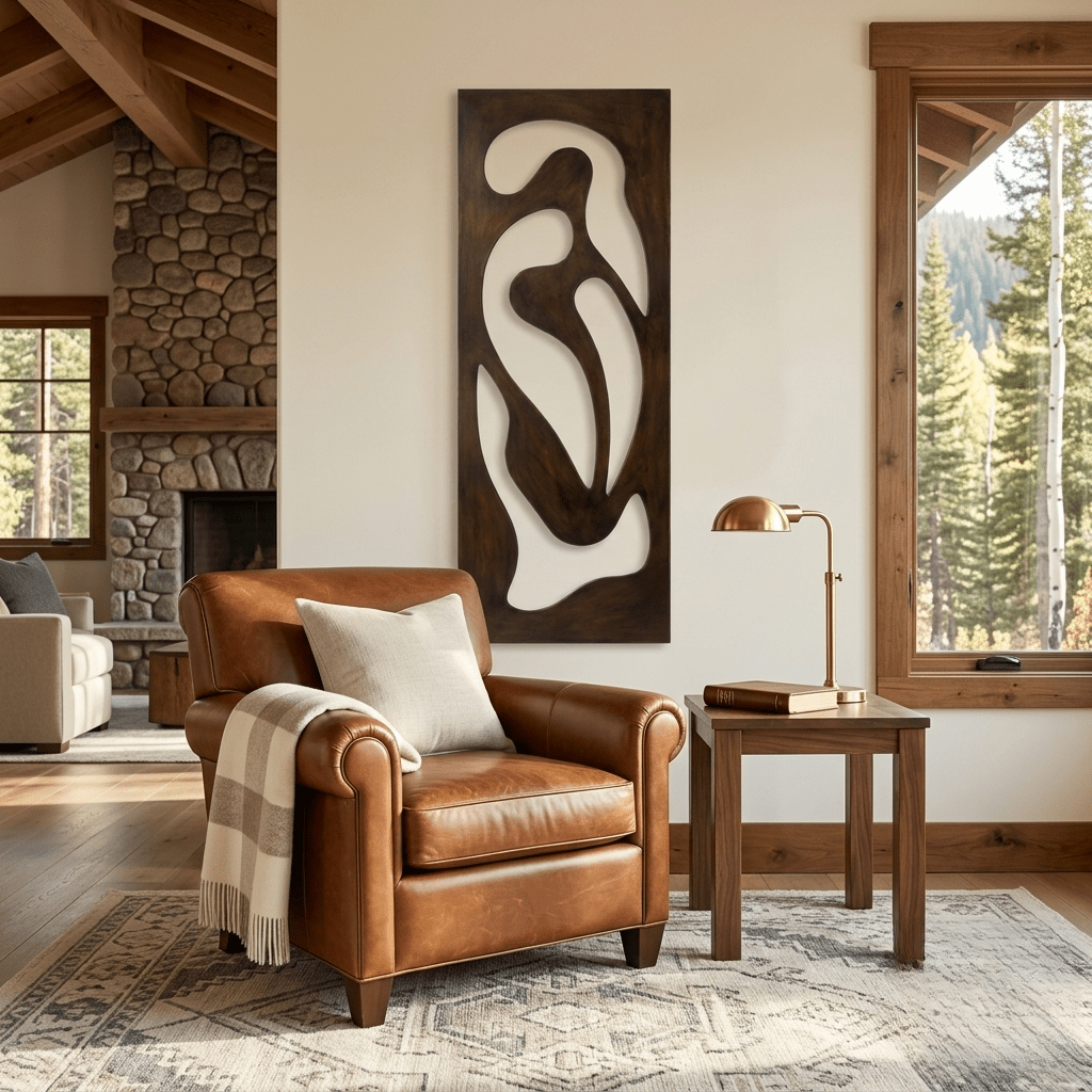 The Furl - Metal Wall Art - Umber - Anthem Classic