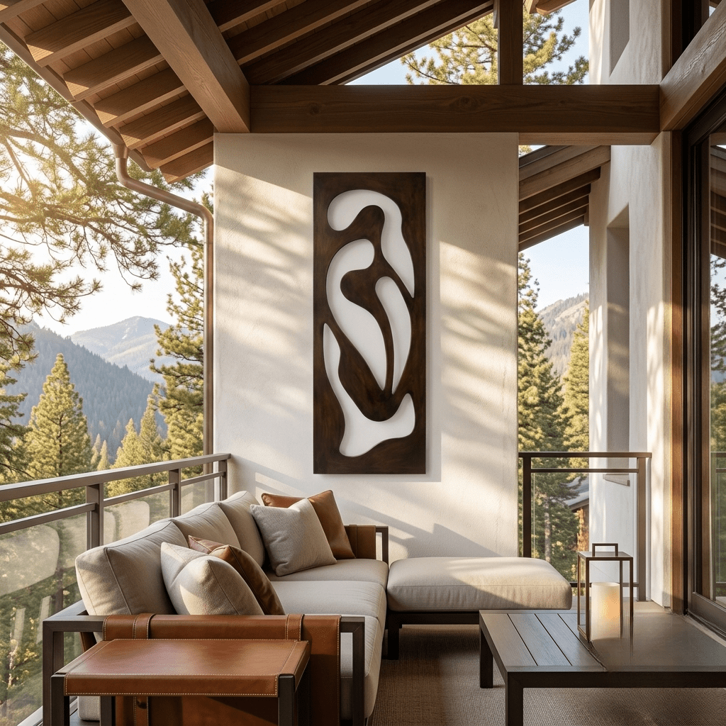 The Furl - Metal Wall Art - Umber - Anthem Classic