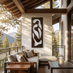 The Furl - Metal Wall Art - Umber - Anthem Classic