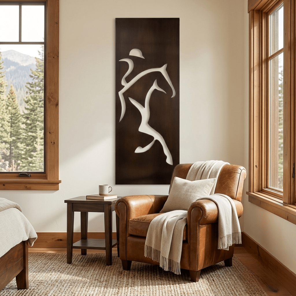 The Gallop - Metal Wall Art - Umber - Anthem Classic