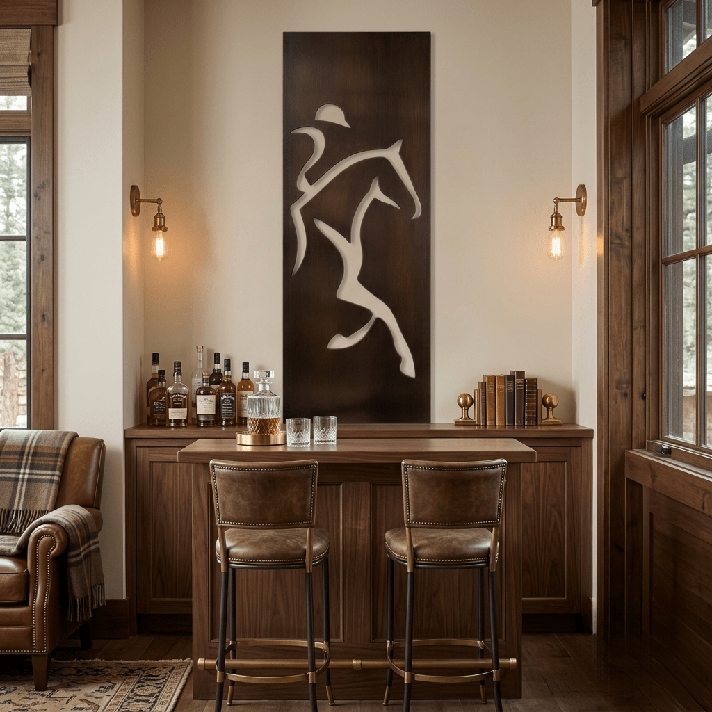 The Gallop - Metal Wall Art - Umber - Anthem Classic