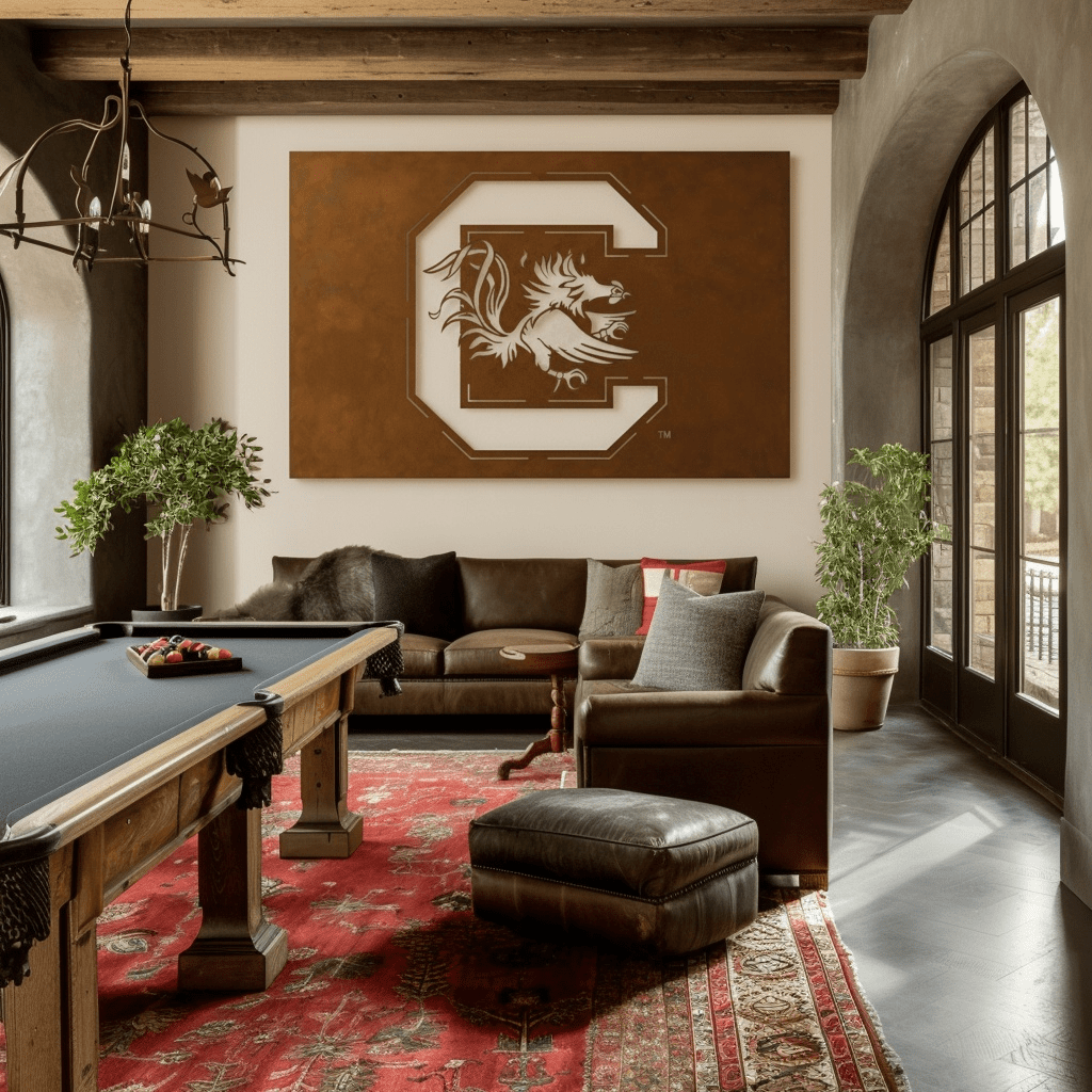 The Gamecock C - Metal Wall Art - Landscape Umber - Anthem Classic