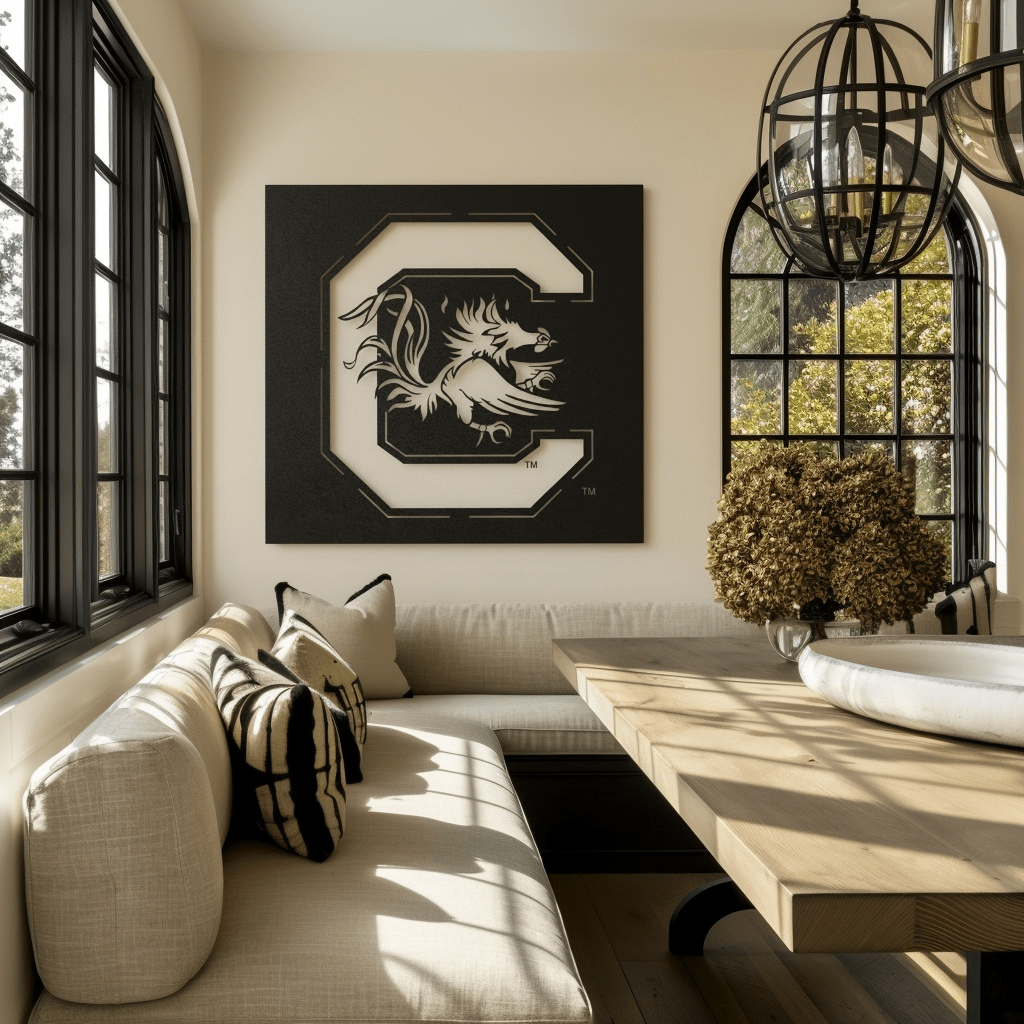 The Gamecock C - Metal Wall Art - Square Forge - Anthem Classic