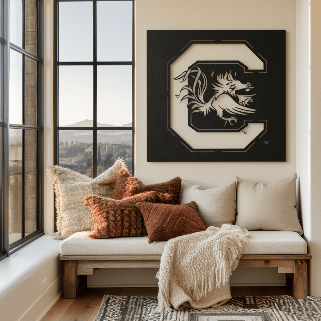 The Gamecock C - Metal Wall Art - Square Forge - Anthem Classic