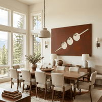 The Garnish - Metal Wall Art - Oxide