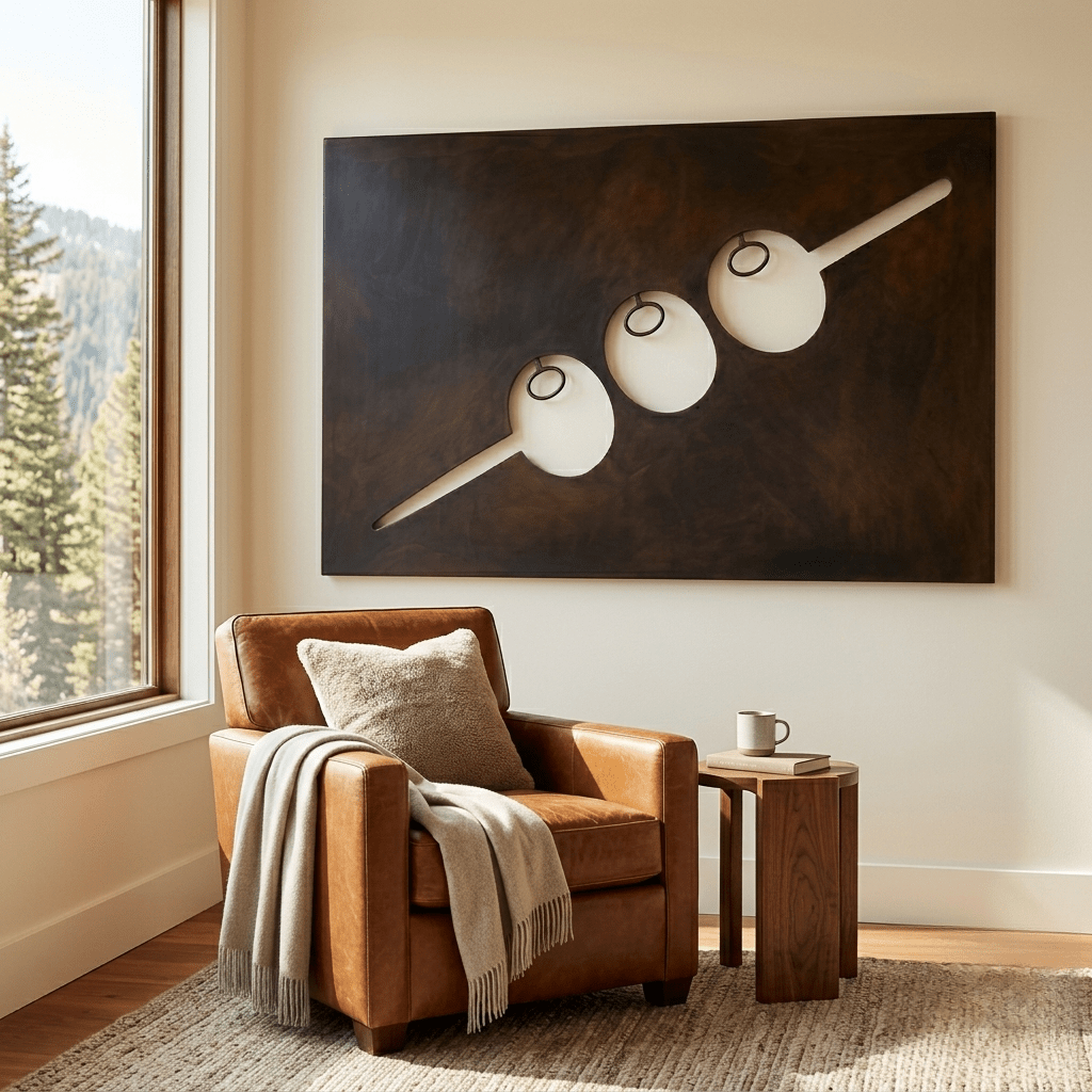 The Garnish - Metal Wall Art - Umber - Anthem Classic