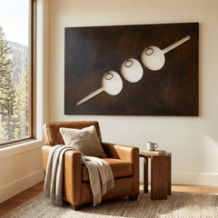 The Garnish - Metal Wall Art - Umber - Anthem Classic