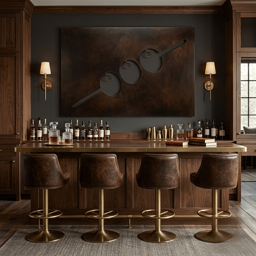 The Garnish - Metal Wall Art - Umber - Anthem Classic