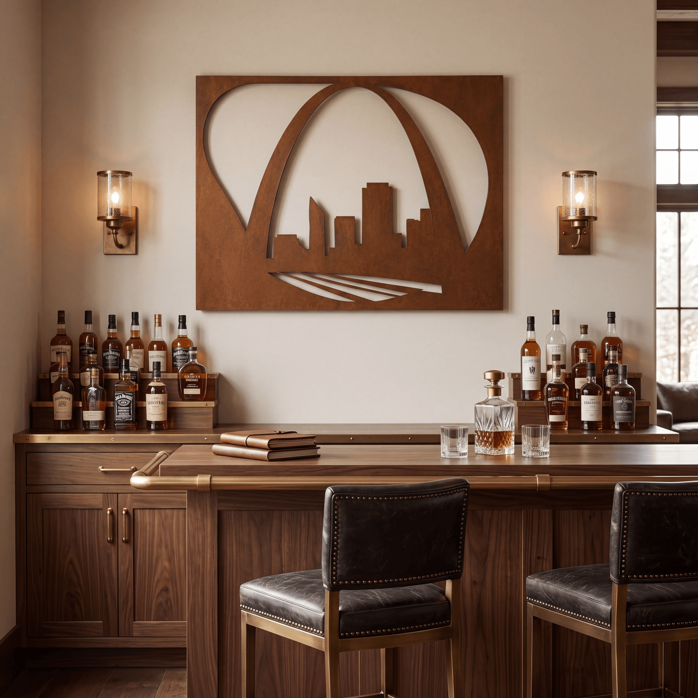 The Gateway Arch - Metal Wall Art - Oxide - Anthem Classic