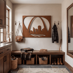 The Gateway Arch - Metal Wall Art - Oxide - Anthem Classic