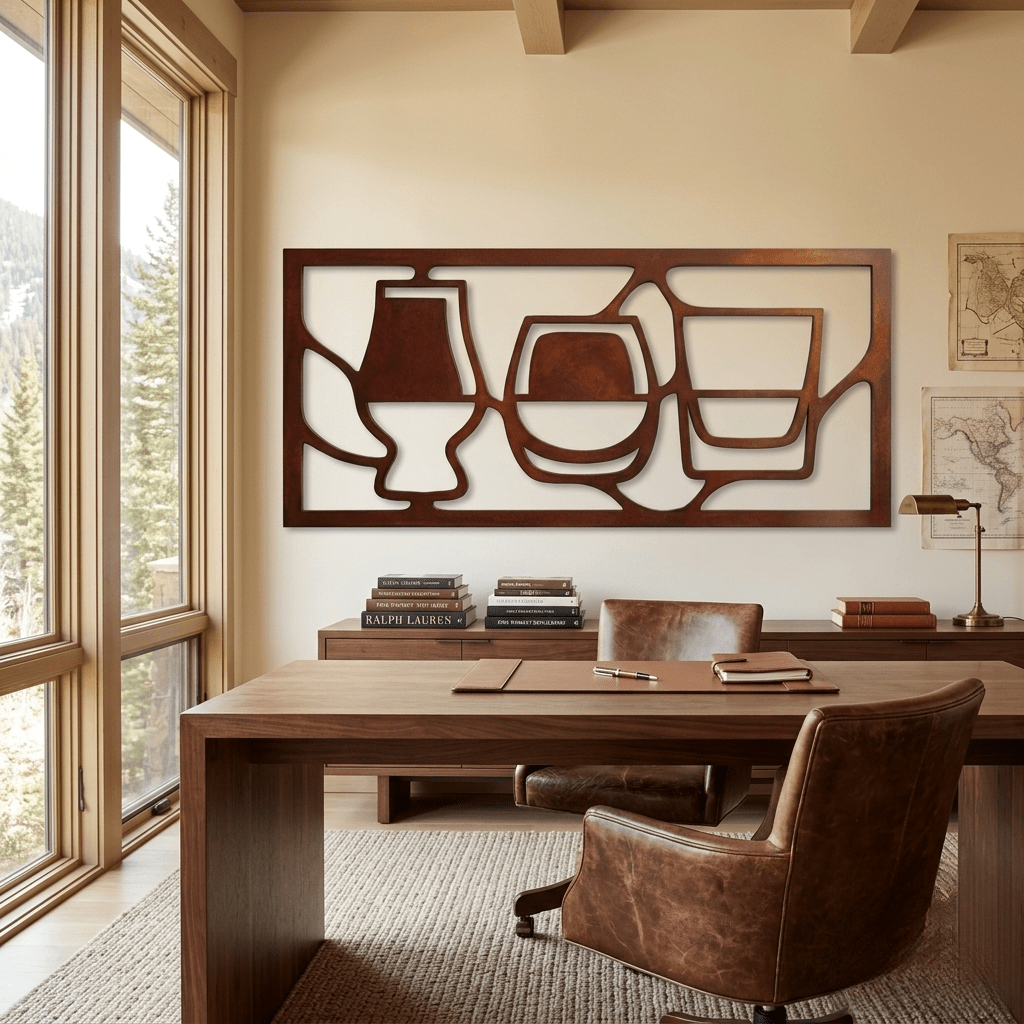 The Gathered Glass - Metal Wall Art - Oxide - Anthem Classic