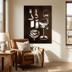 The Gathering - Metal Wall Art - Umber - Anthem Classic