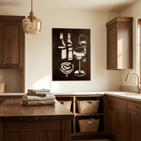 The Gathering - Metal Wall Art - Umber