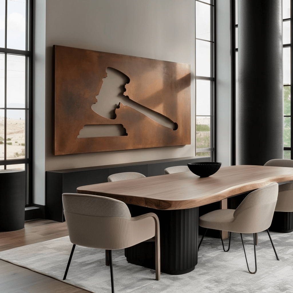 The Gavel - Metal Wall Art - Anthem Classic