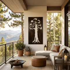 The Giant Sequoia - Metal Wall Art - Umber - Anthem Classic