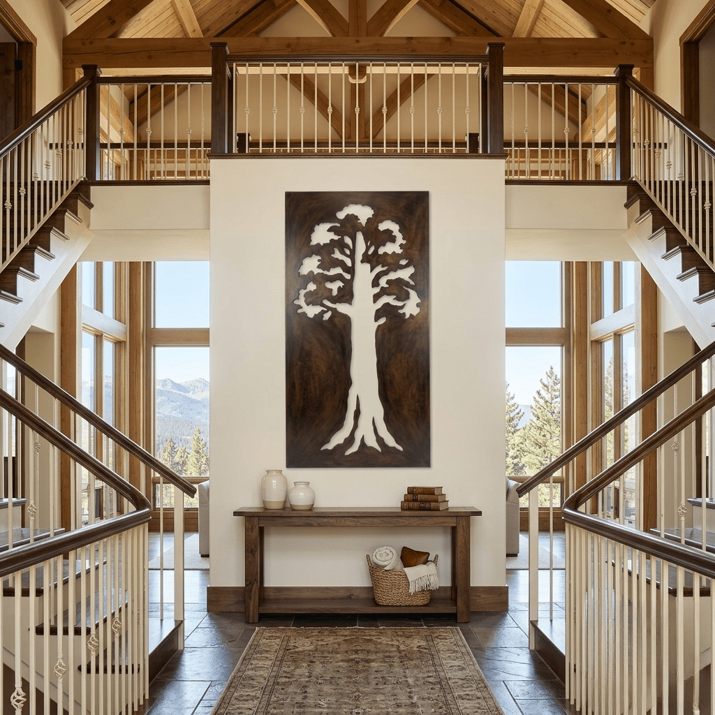 The Giant Sequoia - Metal Wall Art - Umber - Anthem Classic