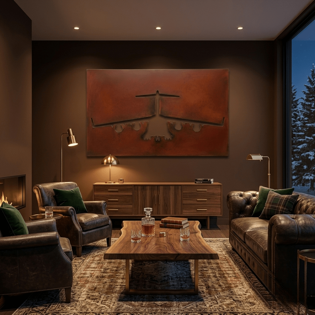 The Globemaster - Metal Wall Art - Oxide - Anthem Classic