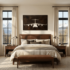The Globemaster - Metal Wall Art - Umber - Anthem Classic