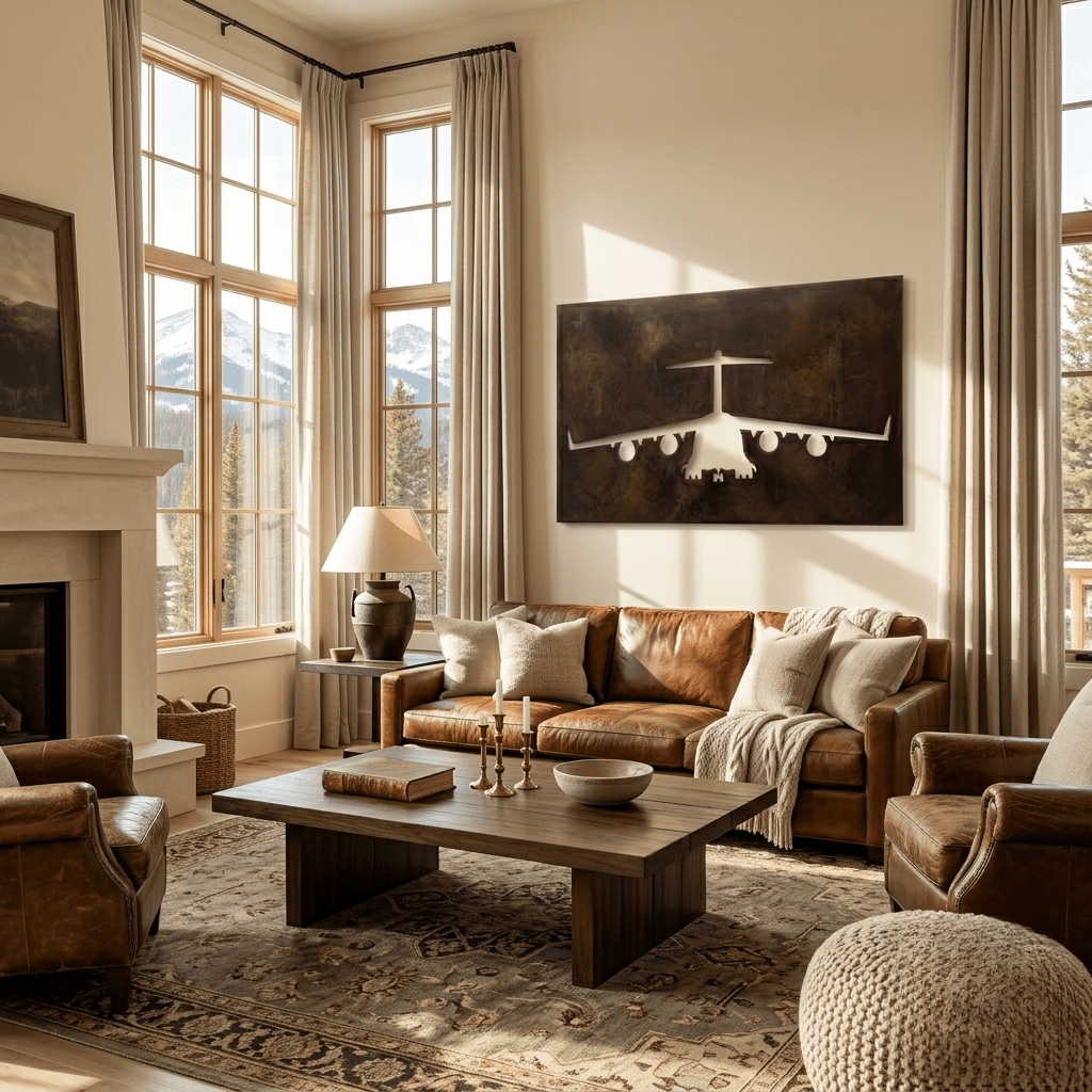 The Globemaster - Metal Wall Art - Umber - Anthem Classic
