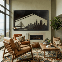 The Golden Gate - Metal Wall Art - Forge