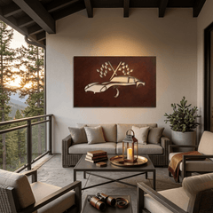 The Grand Tourer - Metal Wall Art - Oxide - Anthem Classic