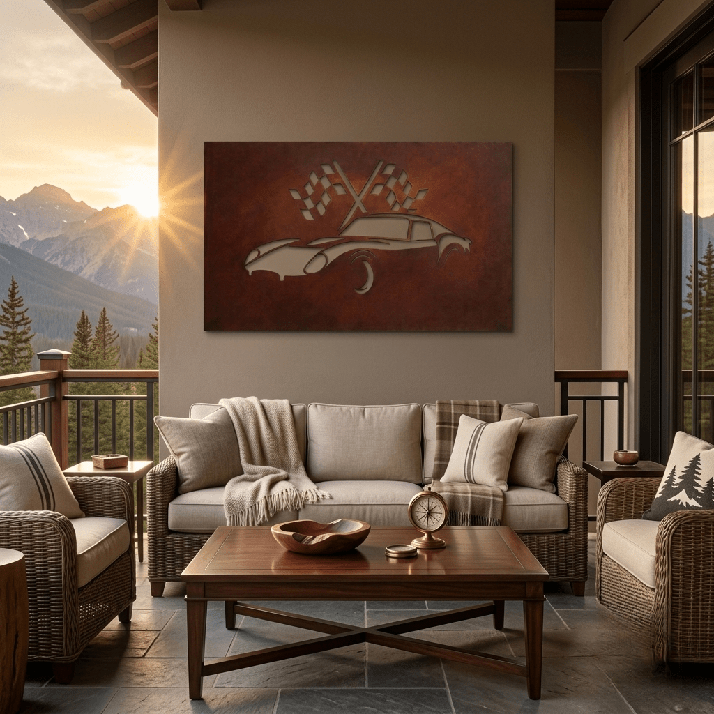 The Grand Tourer - Metal Wall Art - Oxide - Anthem Classic