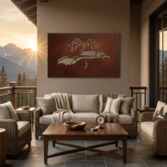 The Grand Tourer - Metal Wall Art - Oxide - Anthem Classic