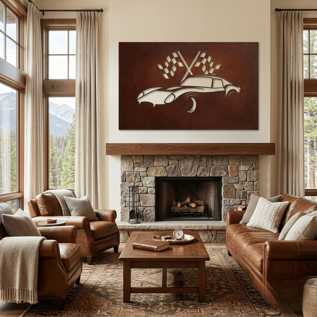 The Grand Tourer - Metal Wall Art - Oxide - Anthem Classic