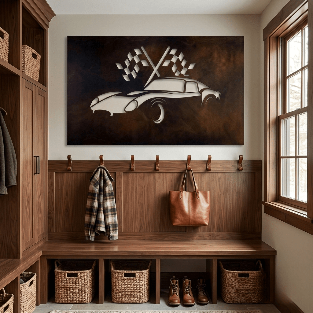 The Grand Tourer - Metal Wall Art - Umber - Anthem Classic
