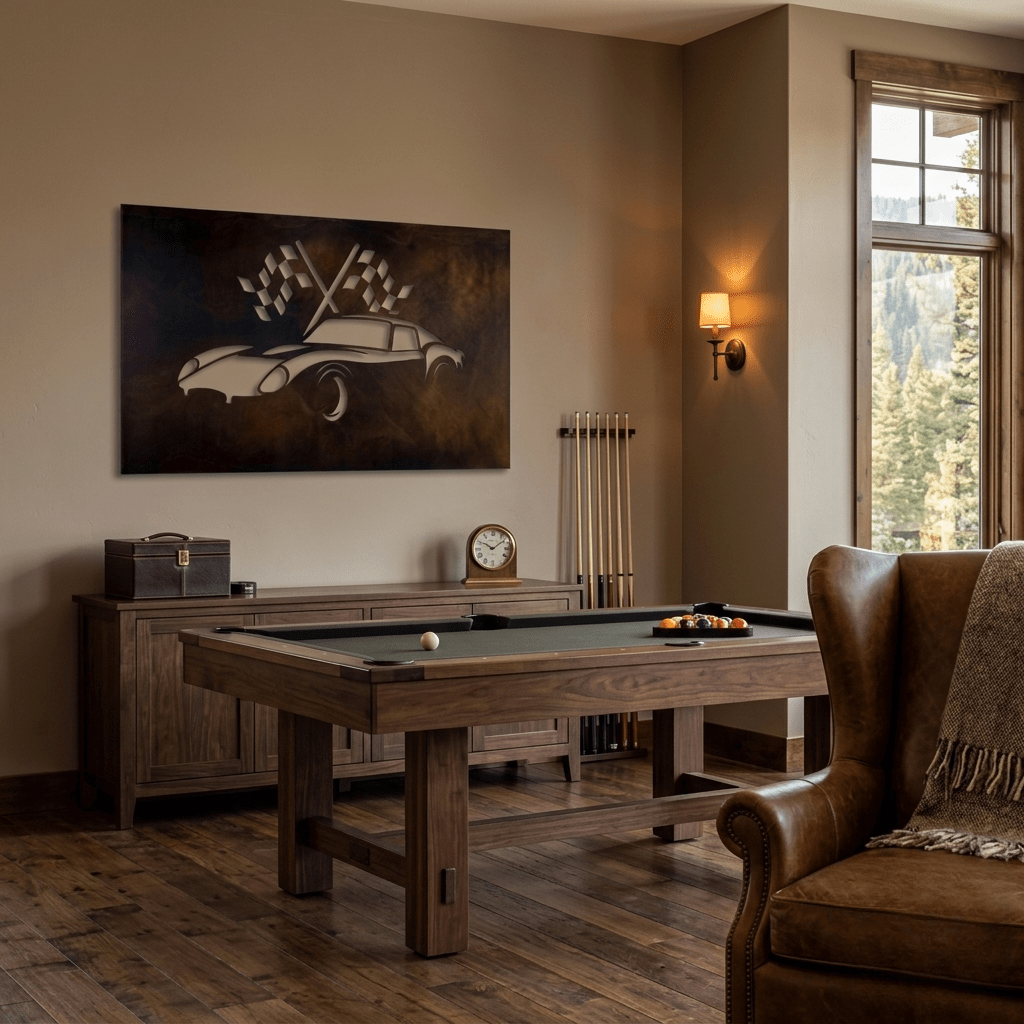 The Grand Tourer - Metal Wall Art - Umber - Anthem Classic