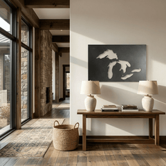 The Great Lakes - Metal Wall Art - Forge - Anthem Classic