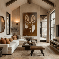 The Greater Kudu - Metal Wall Art - Oxide