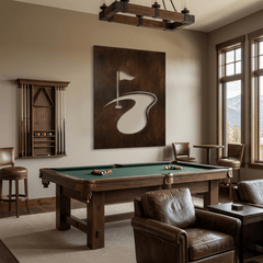 The Greenside - Metal Wall Art - Umber - Anthem Classic