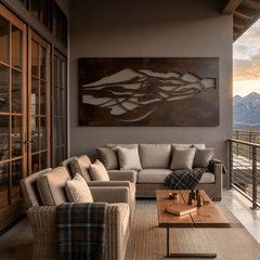 The Haleakala - Metal Wall Art - Umber - Anthem Classic