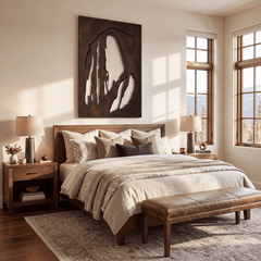 The Half Dome - Metal Wall Art - Umber - Anthem Classic