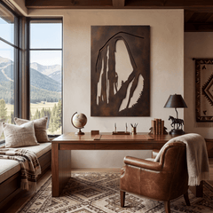 The Half Dome - Metal Wall Art - Umber - Anthem Classic