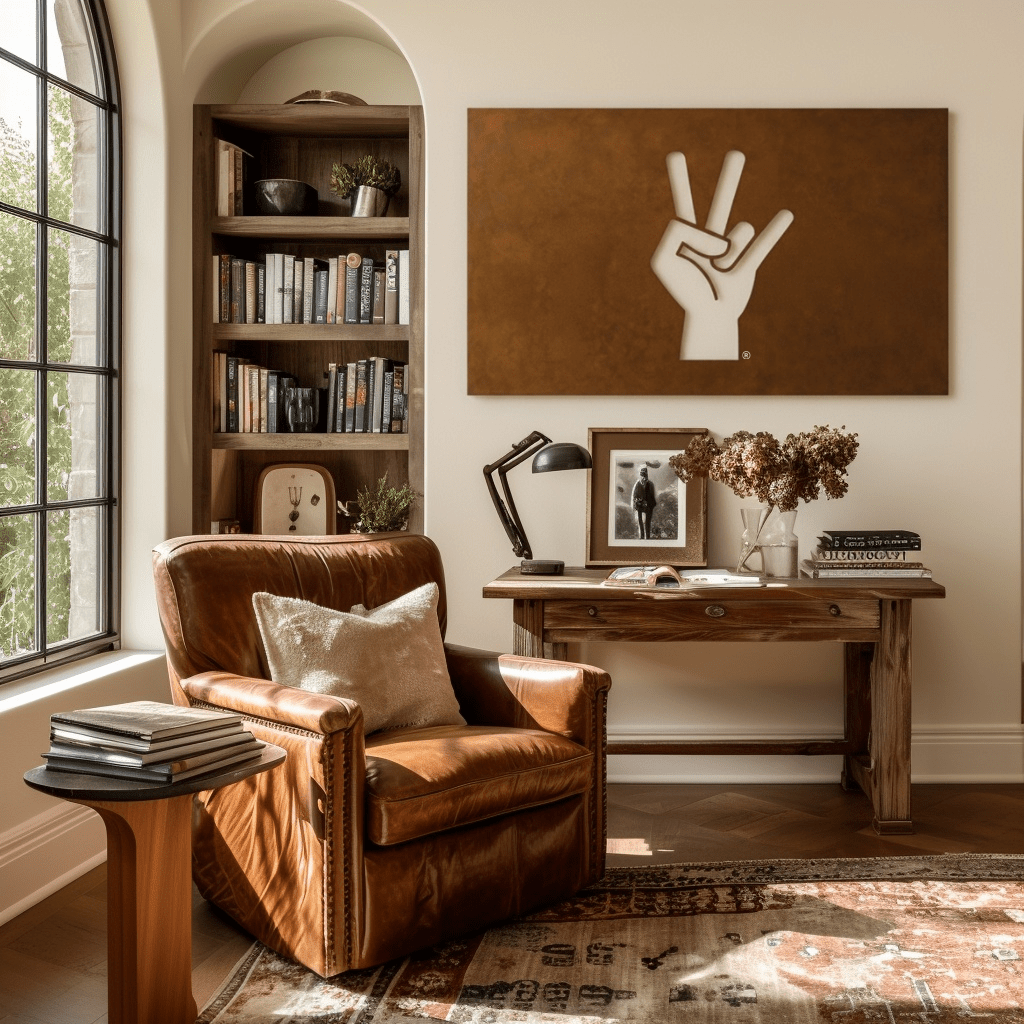 The Hand Fork - Wall Art - Landscape Umber - Anthem Classic