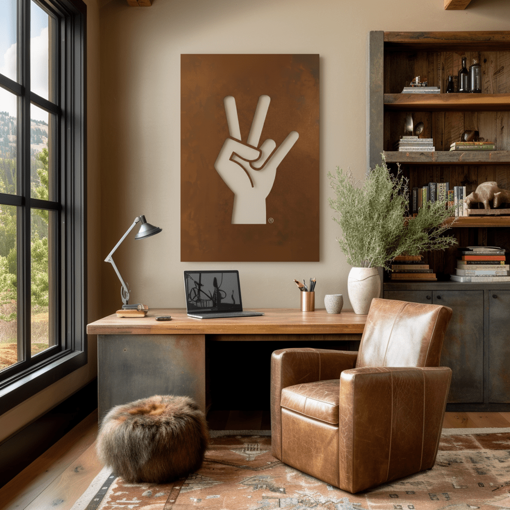 The Hand Fork - Wall Art - Portrait Umber - Anthem Classic