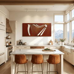 The Harp - Metal Wall Art - Oxide - Anthem Classic