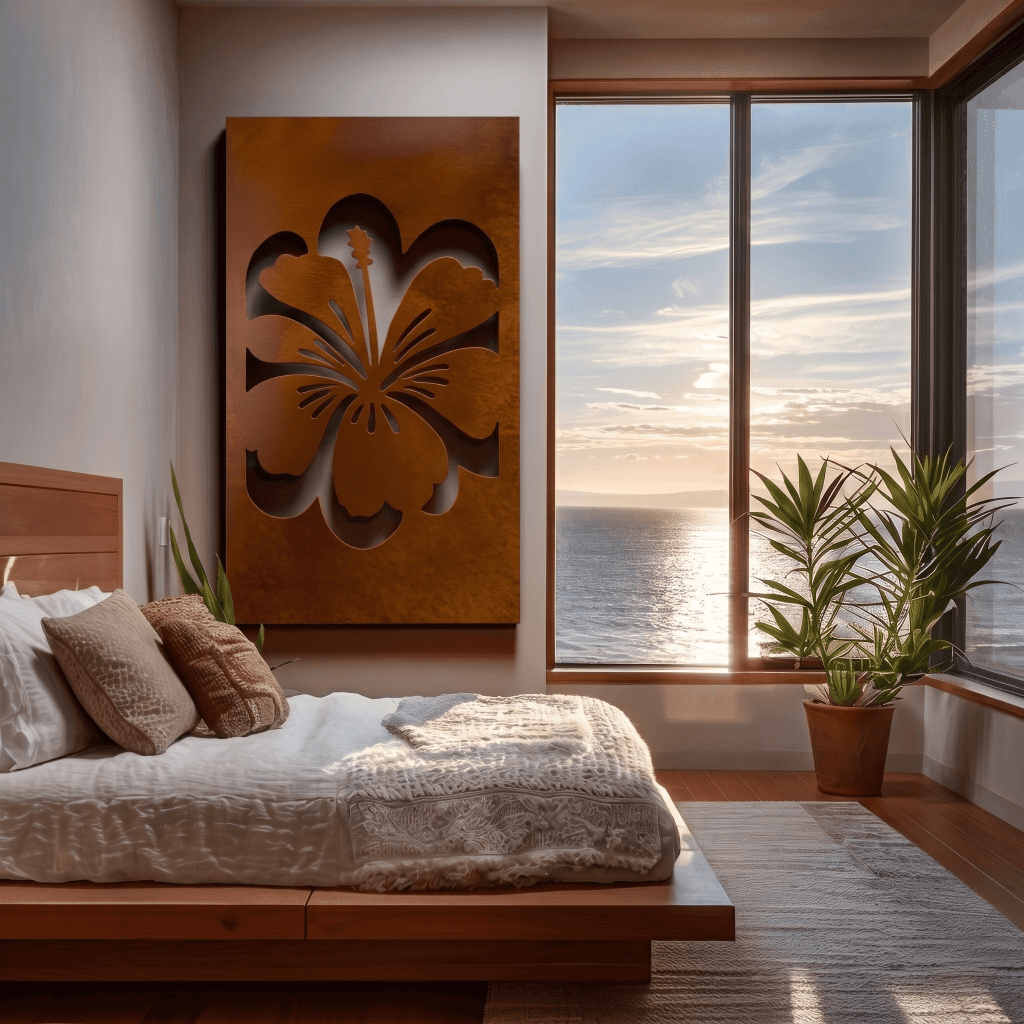 The Hawaii Hibiscus - Metal Wall Art - Oxide - Anthem Classic