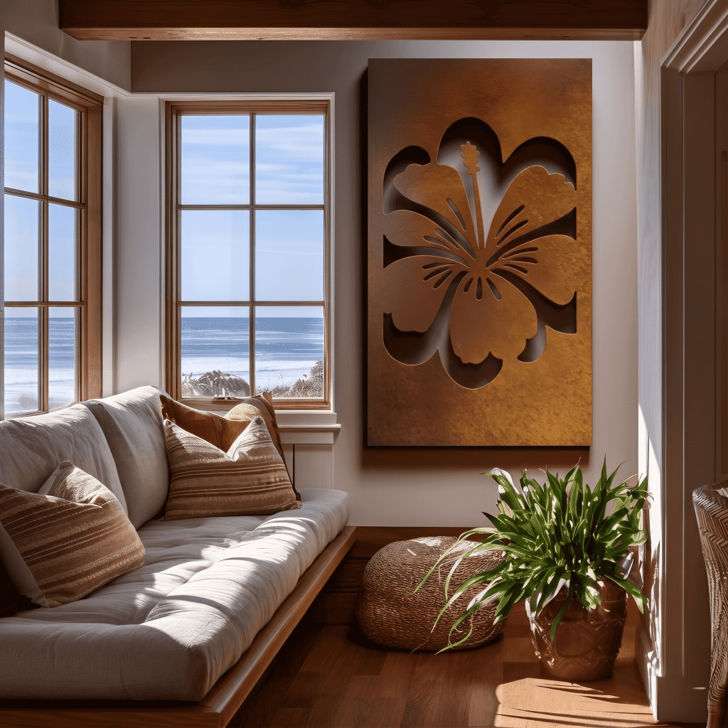 The Hawaii Hibiscus - Metal Wall Art - Oxide - Anthem Classic