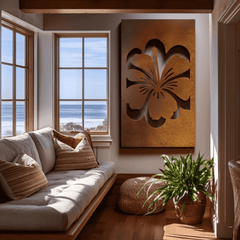 The Hawaii Hibiscus - Metal Wall Art - Oxide - Anthem Classic
