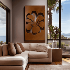 The Hawaii Hibiscus - Metal Wall Art - Oxide - Anthem Classic