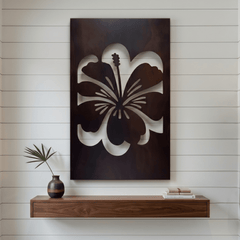 The Hawaii Hibiscus - Metal Wall Art - Umber - Anthem Classic