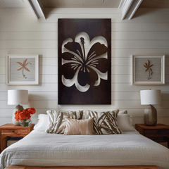 The Hawaii Hibiscus - Metal Wall Art - Umber - Anthem Classic