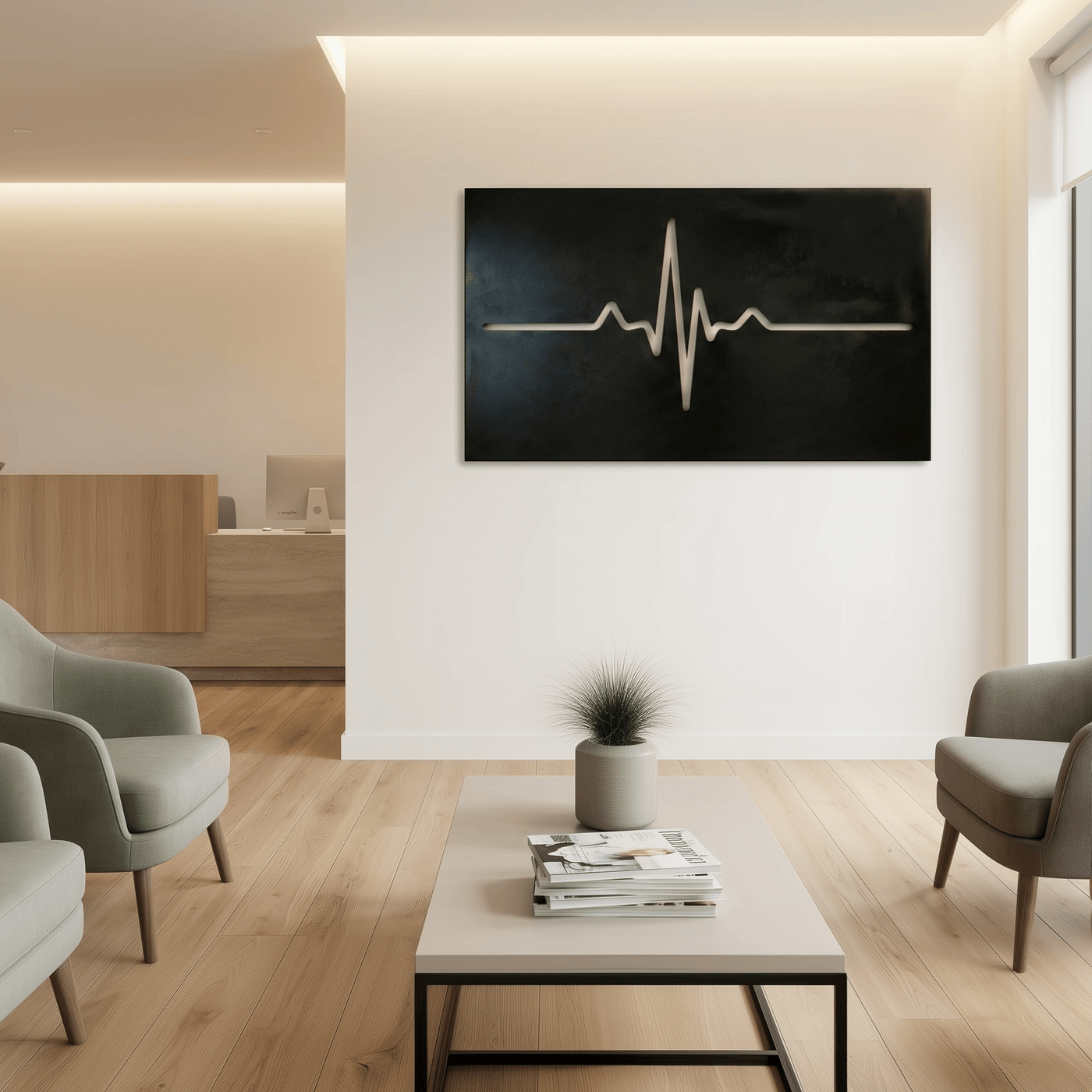 The Heartbeat - Metal Wall Art - Anthem Classic