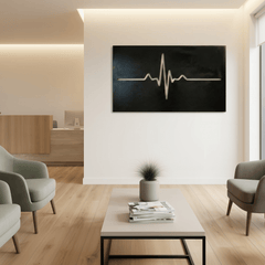 The Heartbeat - Metal Wall Art - Anthem Classic